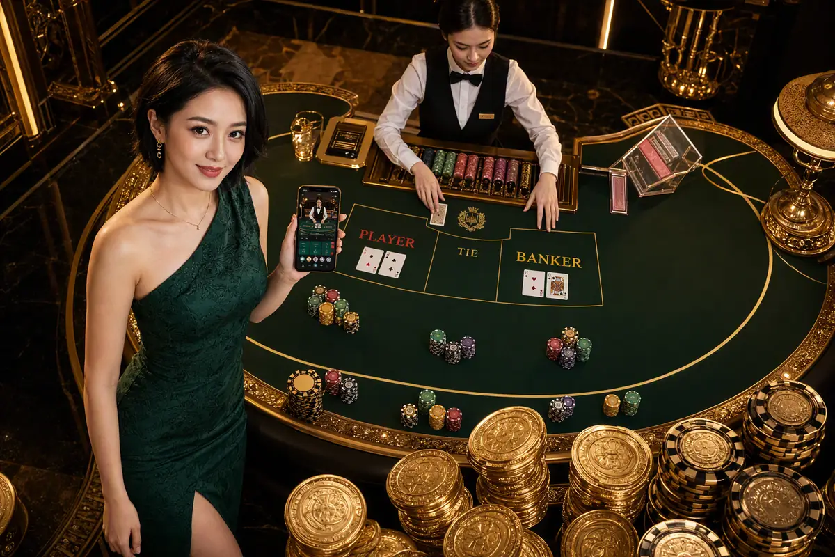 mmk688 Casino Live Baccarat စားပွဲ
